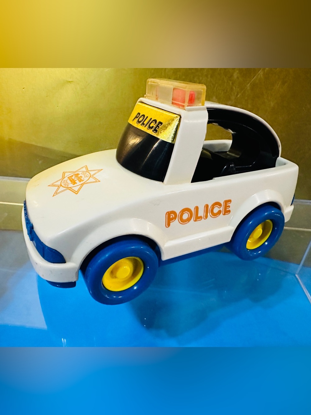 Buddy L Vintage 1987 My First Buddy’s Police Patrol Car Wheels 7.5”